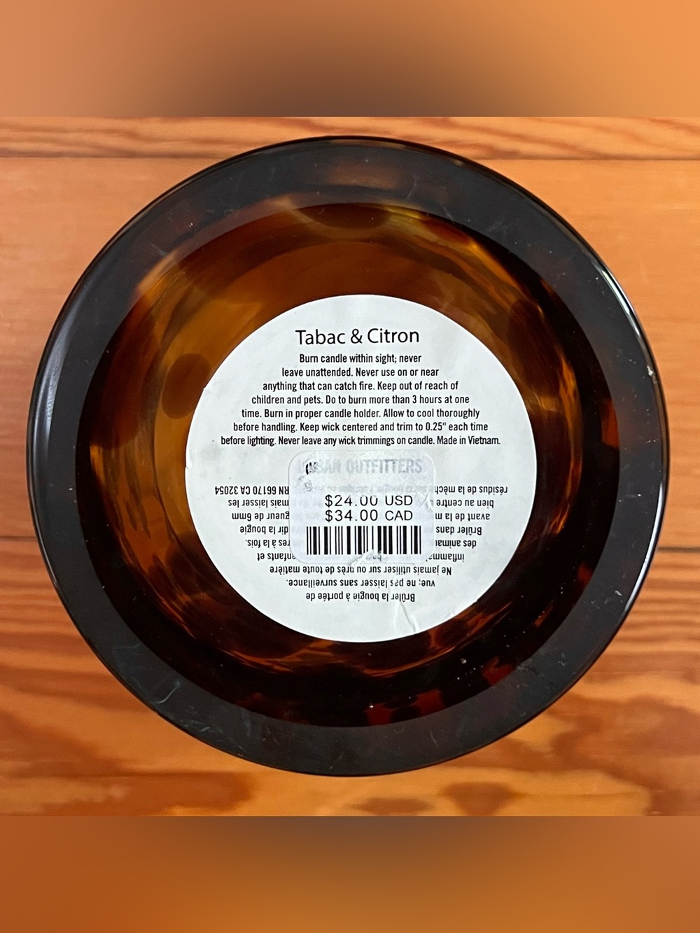 empty jar URBAN OUTFITTERS Samira Candle - Picture 6 of 7